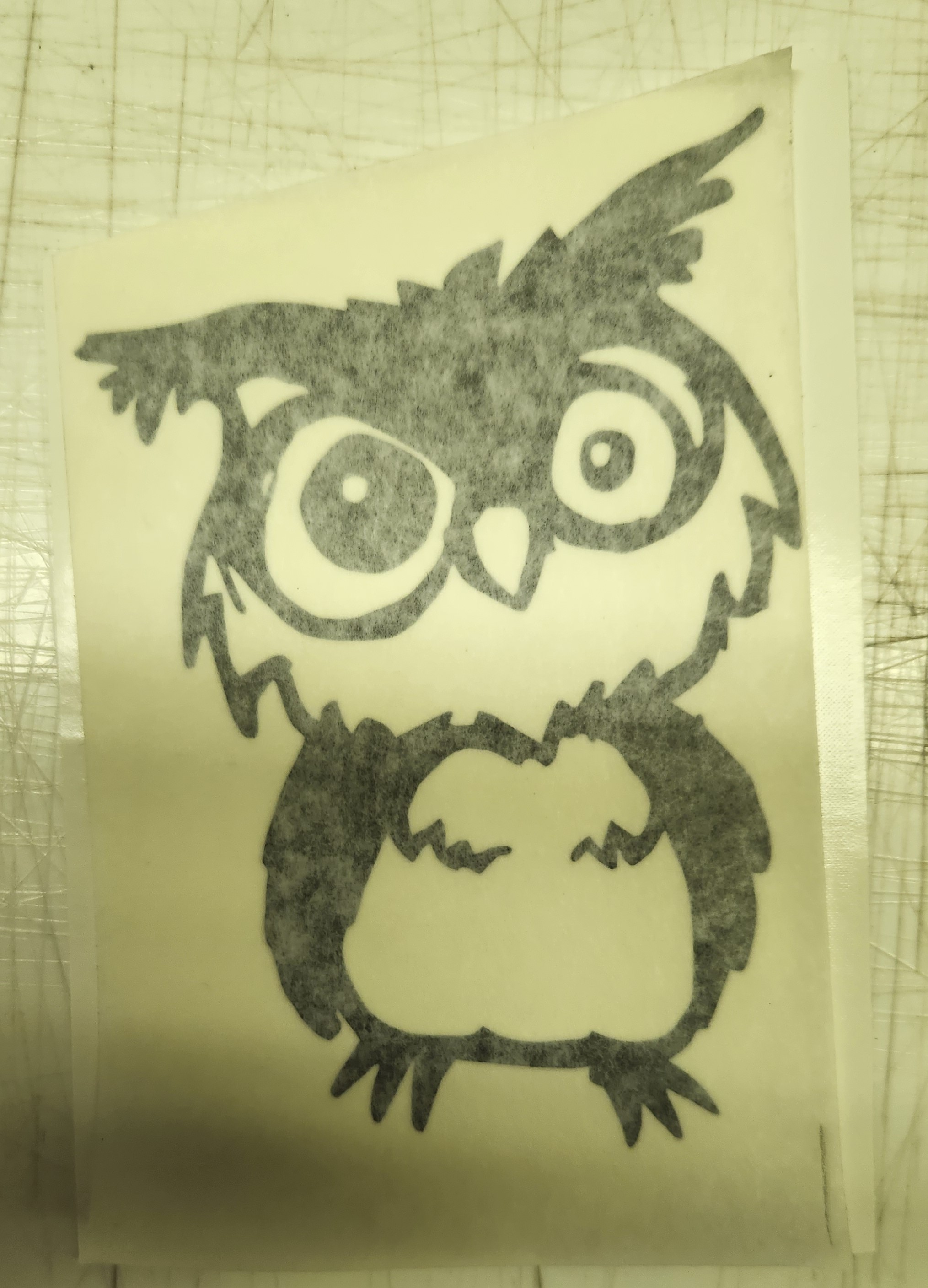 Owl Cartoon Silhouette